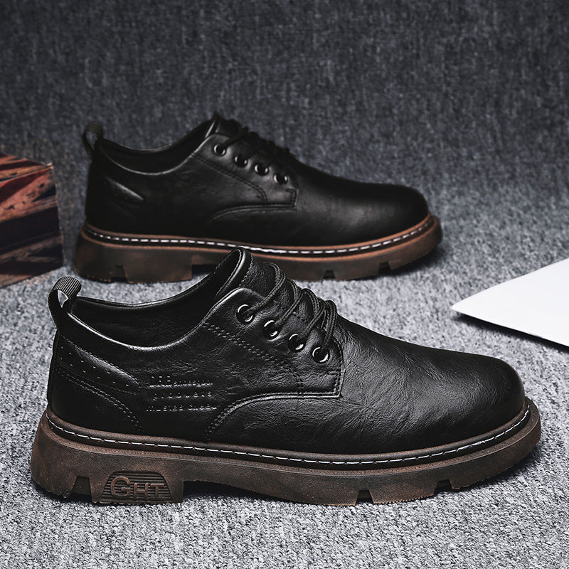 Herren Schnürschuhe aus hochwertigem Leder mit rutschfester Sohle EB