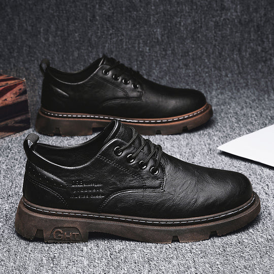 Herren Schnürschuhe aus hochwertigem Leder mit rutschfester Sohle EB