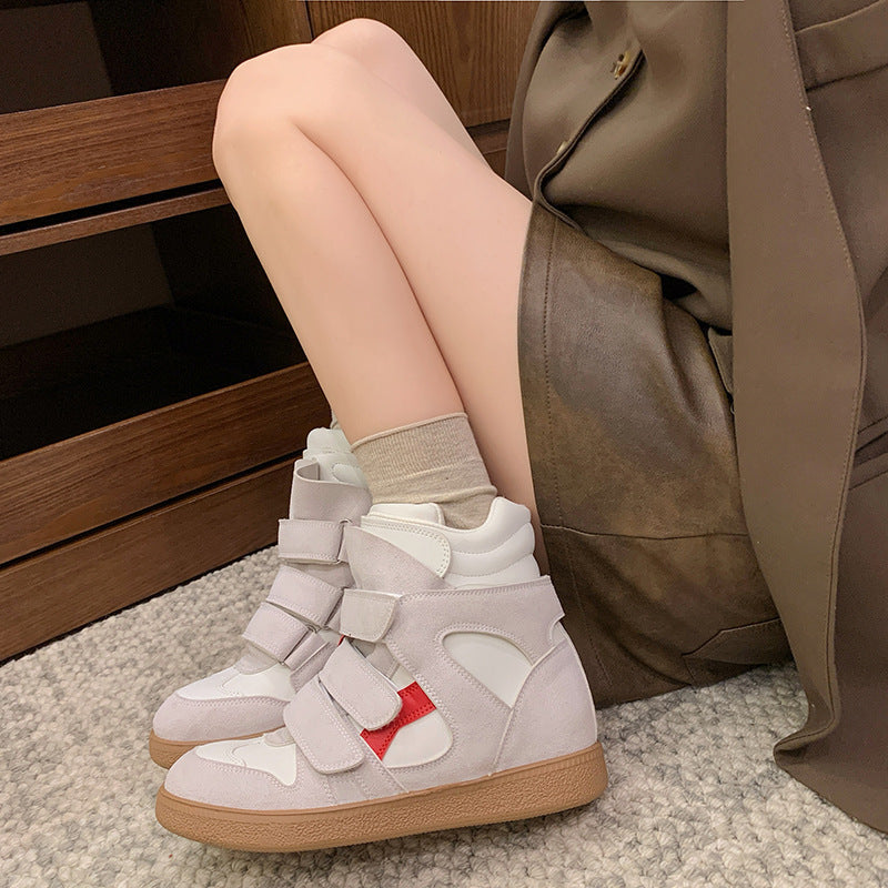 Damen Hochwertige Sneaker mit verstellbarem Klettverschluss und dämpfender Innensohle EB