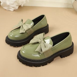 Damen Modische Slipper mit Schleifendetail EB