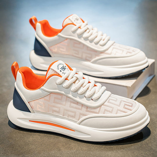 Damen Sportliche Freizeitschuhe mit atmungsaktiver Mesh-Oberfläche und dämpfender Sohle EB