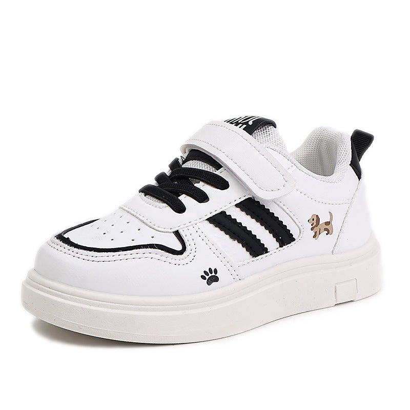 Damen Sneaker mit praktischem Klettverschluss und niedlichem Tiermotiv EB