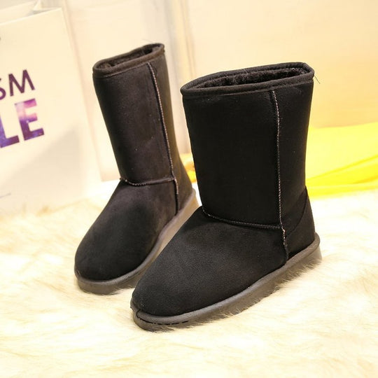Damen Kuschelstiefel mit warmem Innenfutter und rutschfester Sohle EB