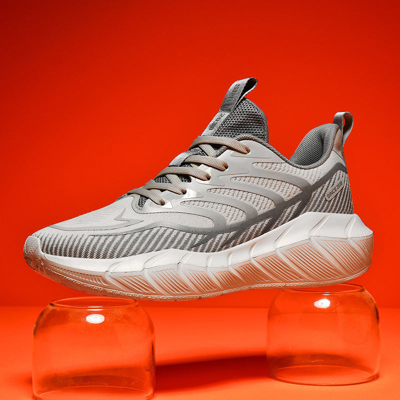 Damen Sportliche Lauf-Sneaker mit atmungsaktiver Oberflächenstruktur und dämpfender Sohle EB