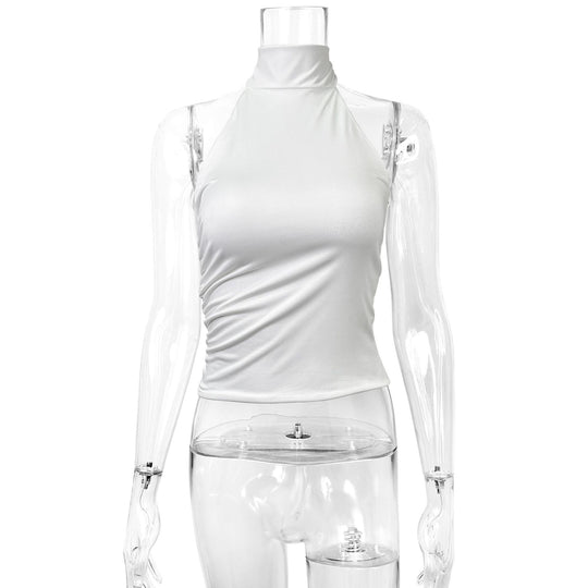 Damen elegantes Top mit femininer Schleifenoptik EB