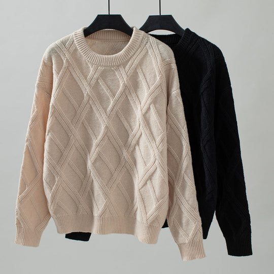 EB | Einfarbiger Pullover Für Lässige Outfits