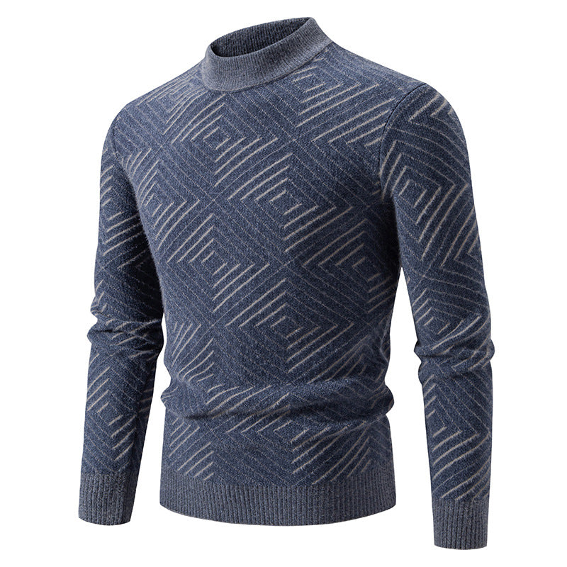 Herren eleganter Pullover mit Strukturmuster EB