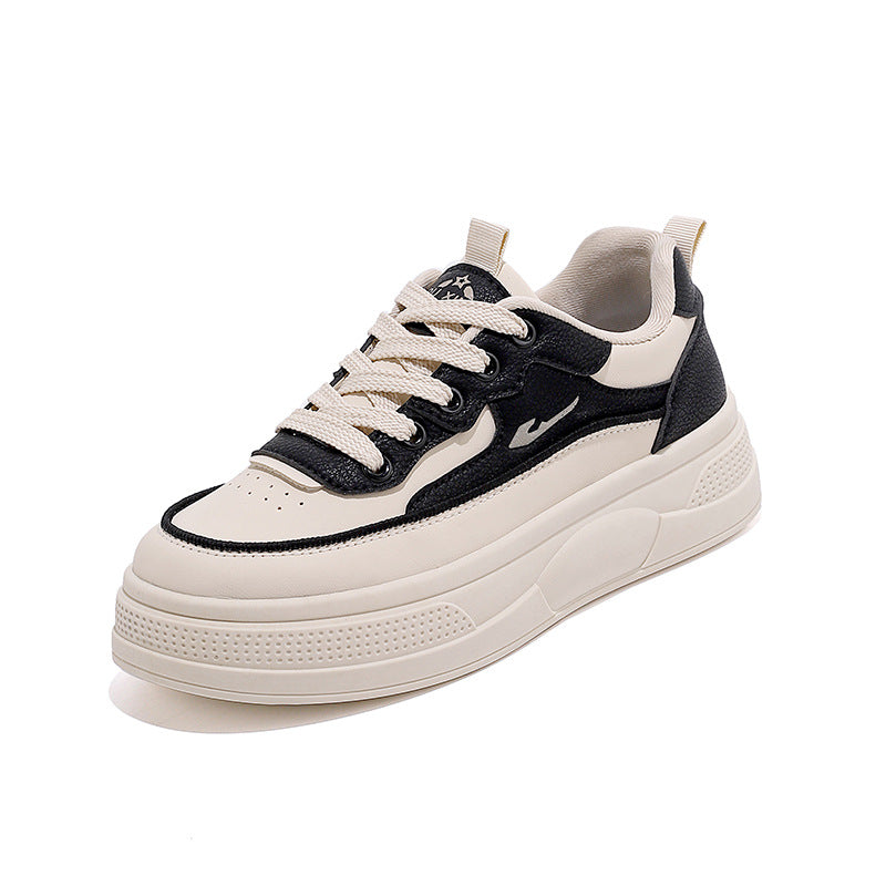 Damen modische Sneakers mit dicker Plattform und atmungsaktiver Oberseite EB
