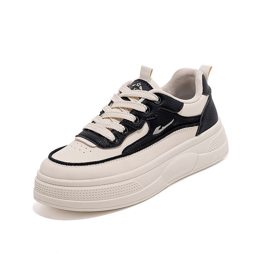 Damen modische Sneakers mit dicker Plattform und atmungsaktiver Oberseite EB