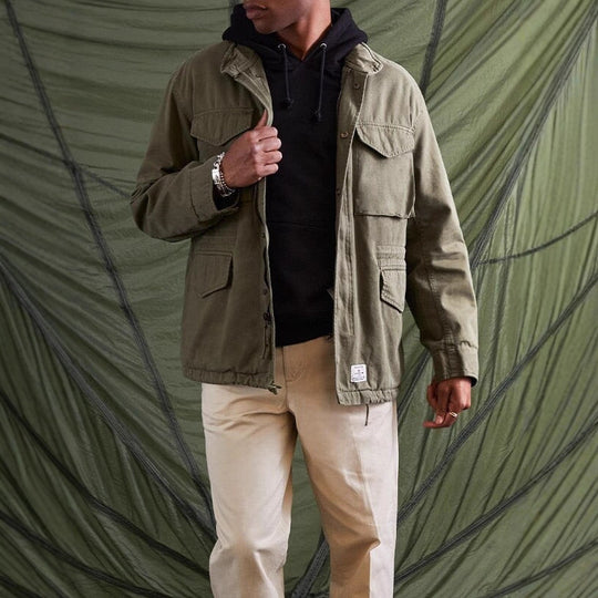 Herren Utility-Jacke mit praktischen Taschen und robustem Design EB
