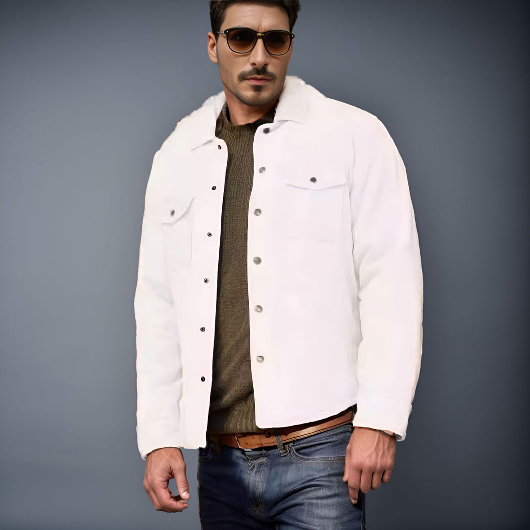 Herren samtige Überziehjacke EB