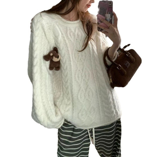 Damen Grobstrickpullover EB