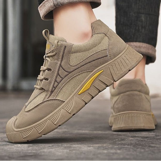 Damen Sportliche Trekking Sneaker mit rutschfester Sohle und atmungsaktivem Obermaterial EB