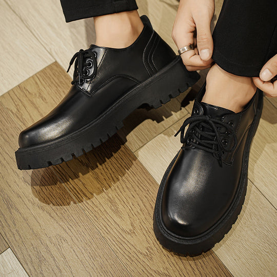 Herren Modische Schnürschuhe mit rutschfester Sohle und verstärktem Profil EB