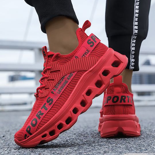 Damen Sportliche Lauf-Sneaker mit elastischem Obermaterial und extrem dämpfender Sohle EB