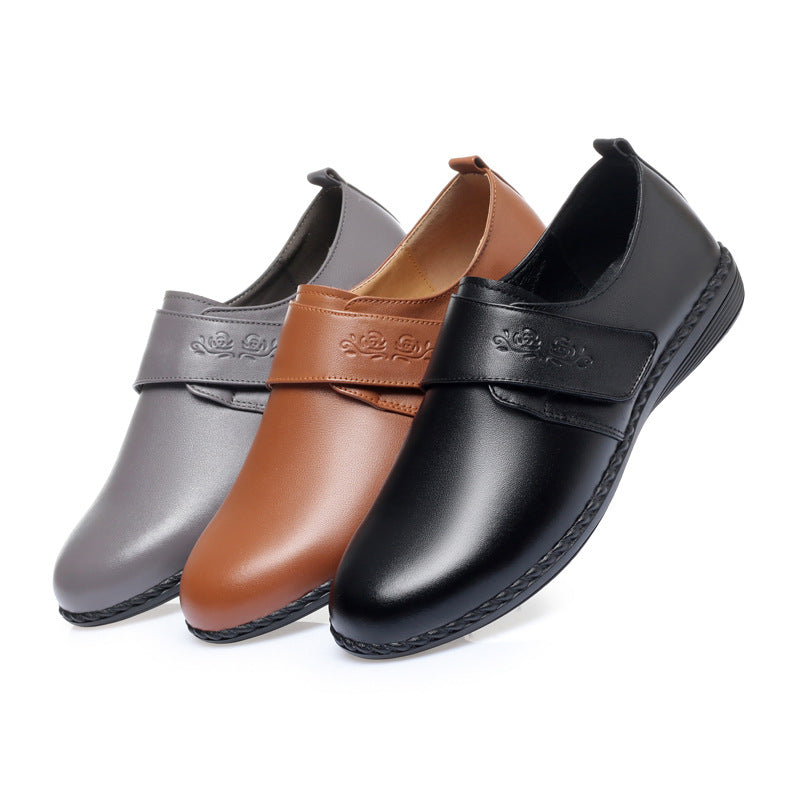 Damen Komfortable Schnürschuhe mit verstellbarem Klettverschluss und flexibel gepolstertem Fußbett EB