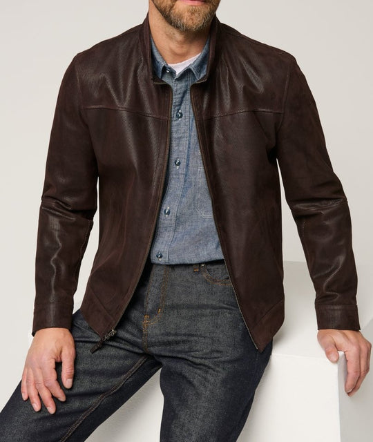 Herren jacke im modernen Schnitt mit strukturiertem Obermaterial EB