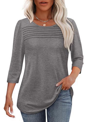 Damen Elegant geschnittenes Oberteil mit gerafften Details EB