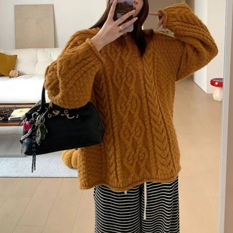 Damen Grobstrickpullover EB