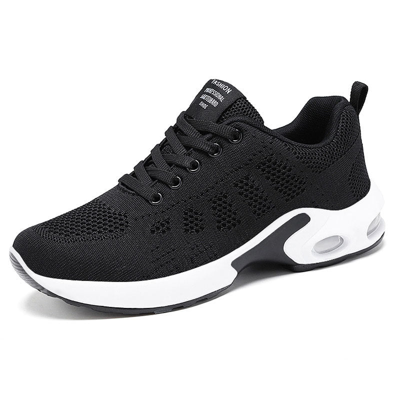Damen Sportliche Sneaker mit atmungsaktiver Mesh-Oberfläche und flexiblem Sohlenaufbau EB