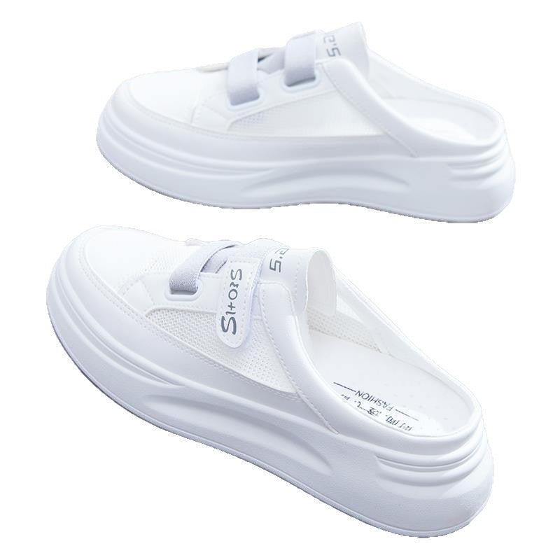 Damen bequeme Sneaker mit innovativem Klettverschluss und rutschfester Sohle EB