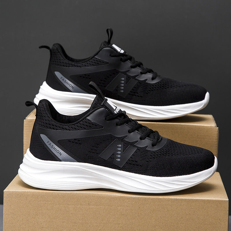 Damen Sportliche Laufschuhe mit atmungsaktiver Mesh-Oberfläche und dämpfender Sohle EB