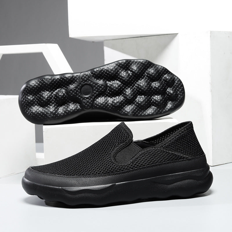 Damen Atmungsaktive Slip-On Sneakers aus Mesh mit flexiblem Dämpfungsbereich EB