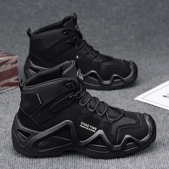 Damen Sportliche High-Top Sneakers mit rutschfester Sohle und atmungsaktivem Obermaterial EB