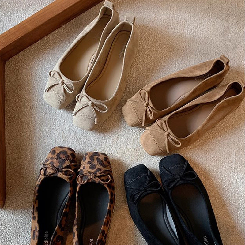 Damen Ballerinas mit dekorativem Schleifen-Detail EB