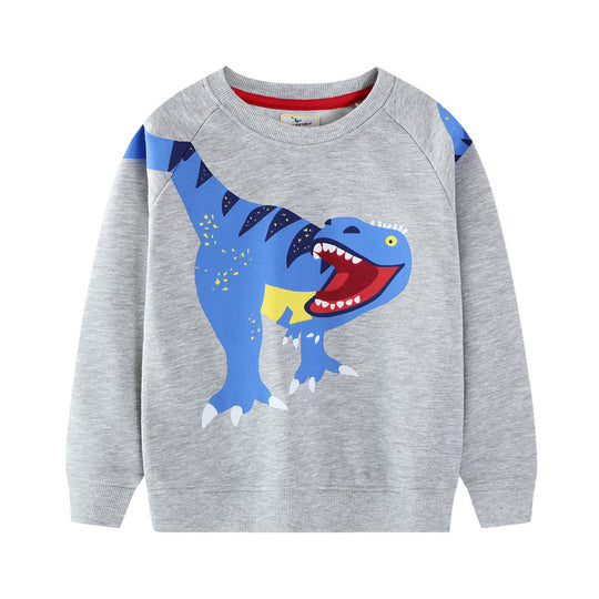 Jungen Sweatshirt mit lebhaftem Dinosaurier-Motiv EB