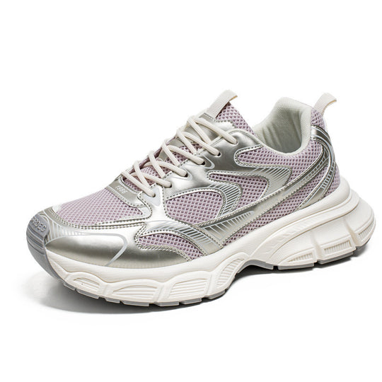 Damen Sportliche Trend-Sneaker mit atmungsaktivem Mesh-Obermaterial und dämpfendem Sohlenprofil EB