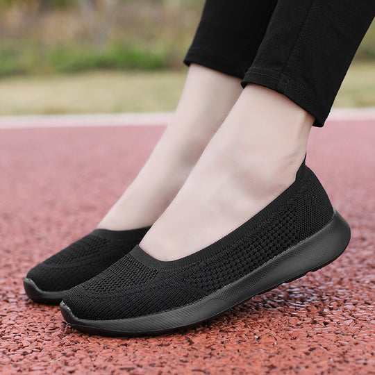 Damen Bequeme und luftige Slip-On Freizeitschuhe EB