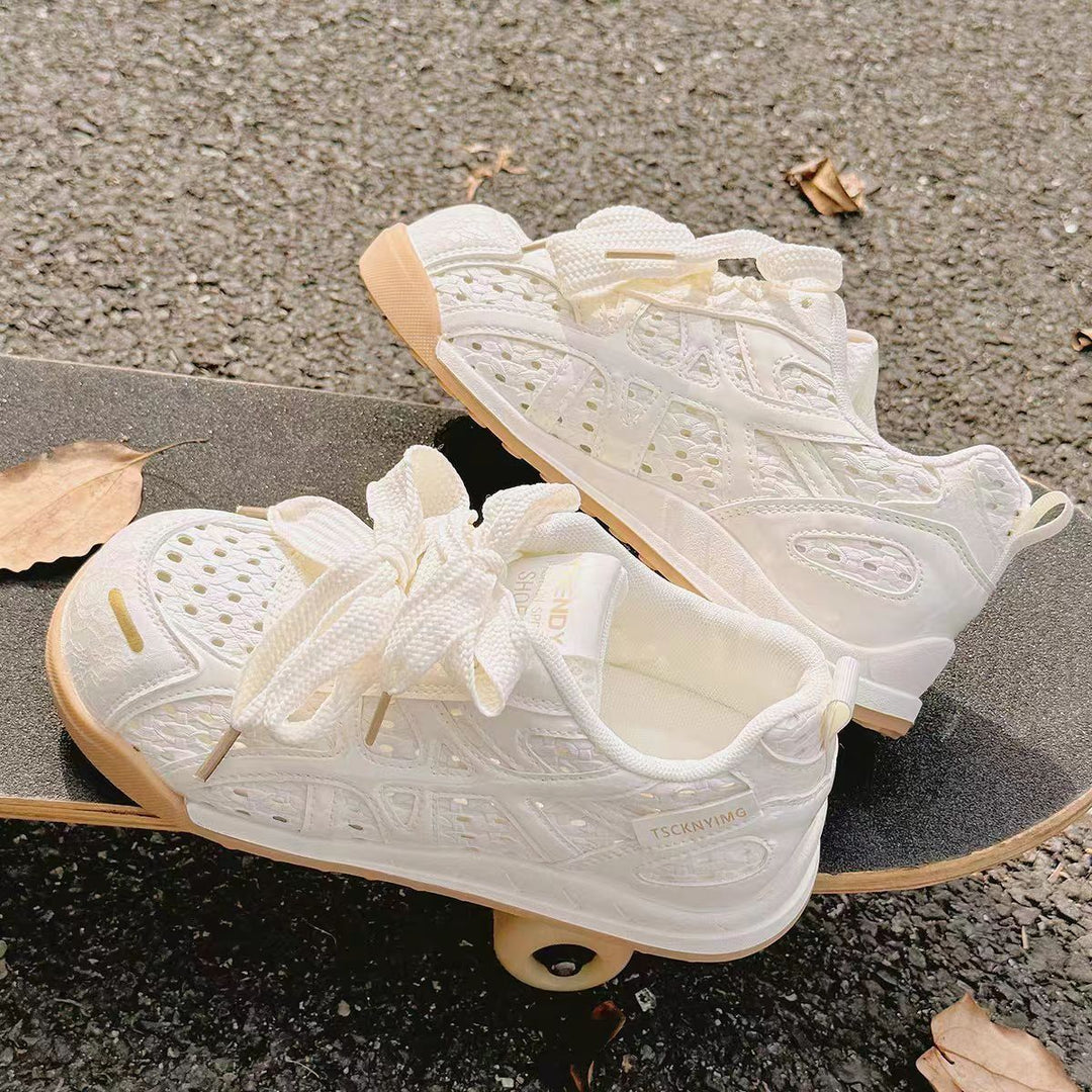 Damen Atmungsaktive Freizeitschuhe mit gesundheitsfördernder Sohle und praktischen Schnürsystem EB