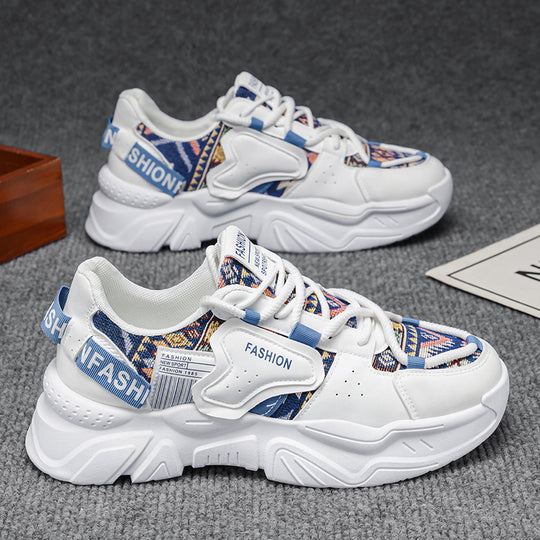 Damen Modische Chunky Sneakers mit innovativem Sohlenprofil und einzigartigem Design EB