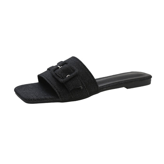 Damen Modische Riemensandalen mit Schnallenverschluss EB