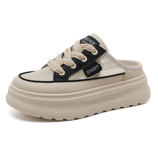 Damen modische Slip-ons mit atmungsaktiver Mesh-Oberfläche und dämpfendem Fußbett EB