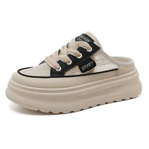 Damen modische Slip-ons mit atmungsaktiver Mesh-Oberfläche und dämpfendem Fußbett EB