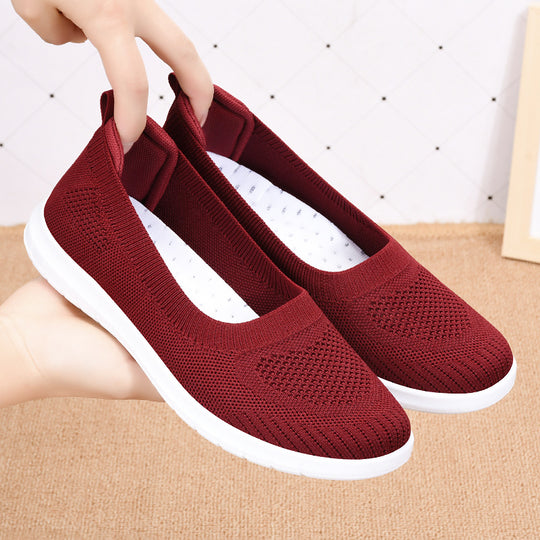 Damen Elastische Slip-On Freizeitschuhe EB