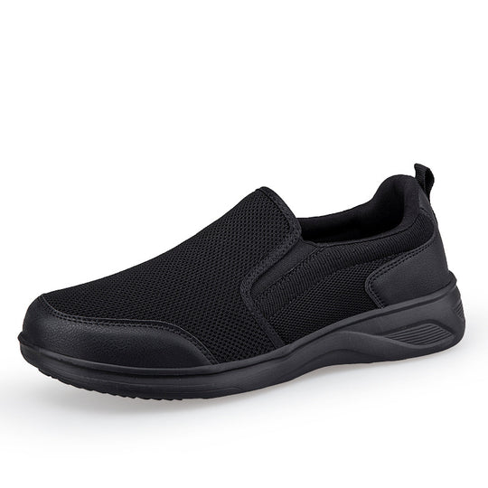 Damen Elastische Slip-On Sneakers mit atmungsaktivem Mesh-Obermaterial EB