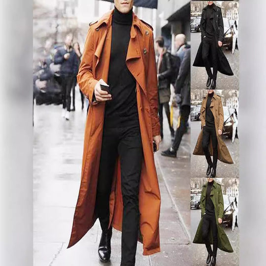 Herren klassischer Trenchcoat EB