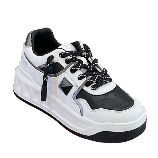 Damen Chunky Sneakers mit atmungsaktiver Oberflächenstruktur und rutschfester Sohle EB
