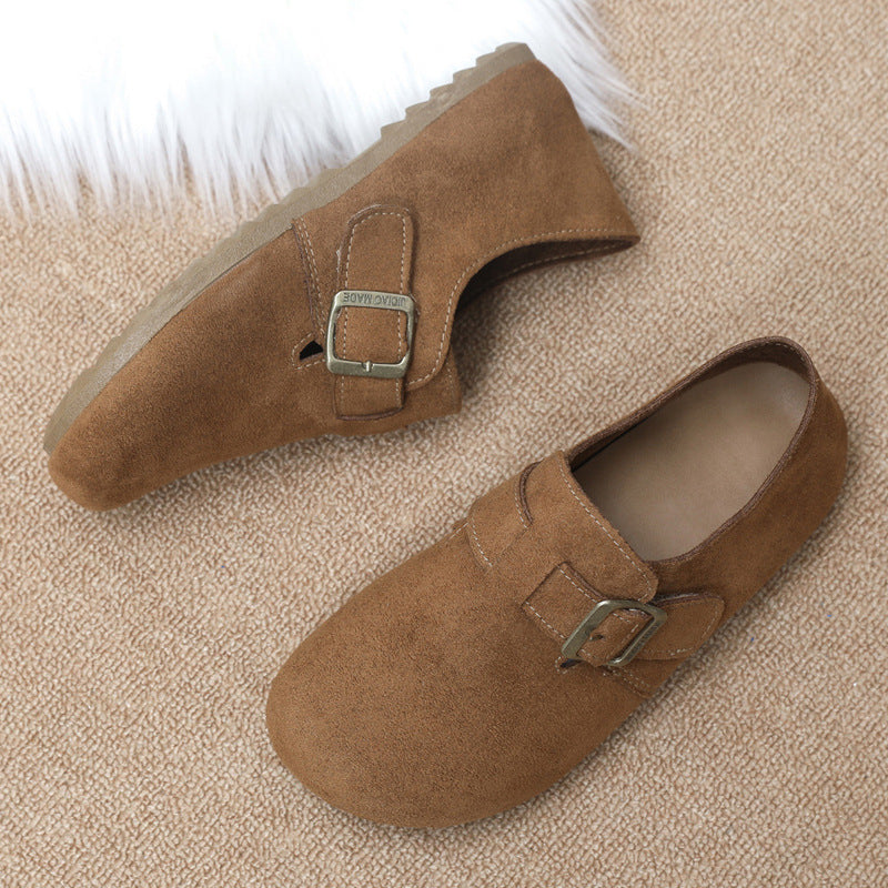 Damen bequeme Slipper mit verstellbarem Riemen EB