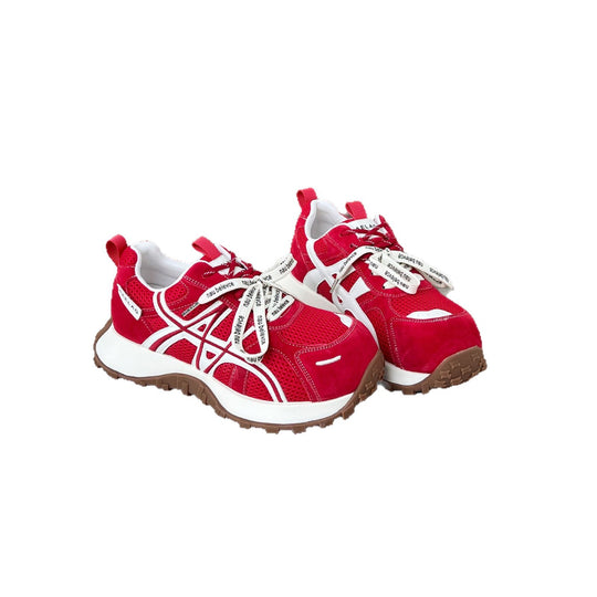 Damen vielseitige Sport Sneakers mit atmungsaktivem Mesh und robustem Obermaterial EB