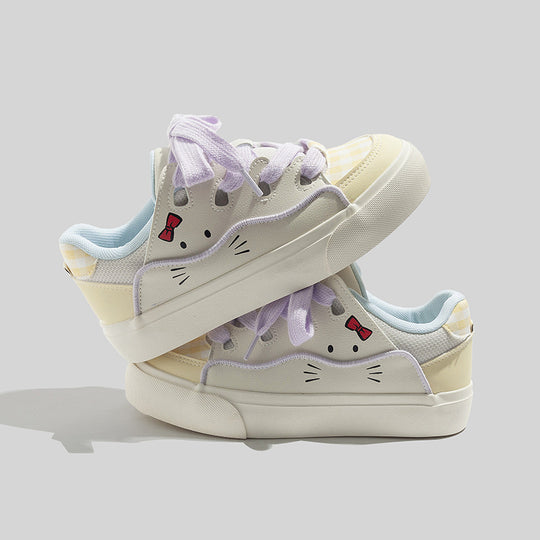 Damen Sneakers mit verspieltem Tiermotiv und bequemer Dämpfung EB