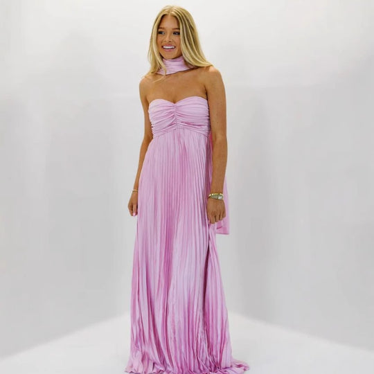 Damen elegante Maxi-Röcke mit Faltenwurf EB