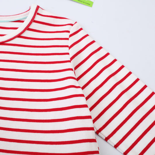 Mädchen Baumwollkleid mit verspielten Katzenapplikationen EB