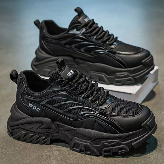 Damen Chunky Sneakers mit atmungsaktiver Mesh-Oberfläche und stoßdämpfender Sohle EB