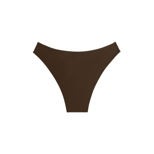 Damen Hochgeschnittener Bikini-Slip mit dekorativen Ringen EB