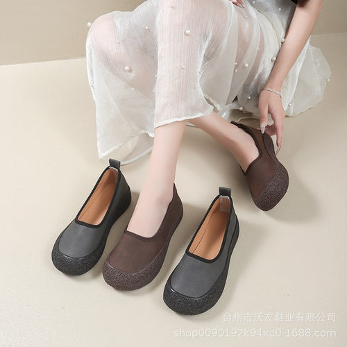 Damen Sportliche Slip-On Schuhe mit rutschfester Sohle EB
