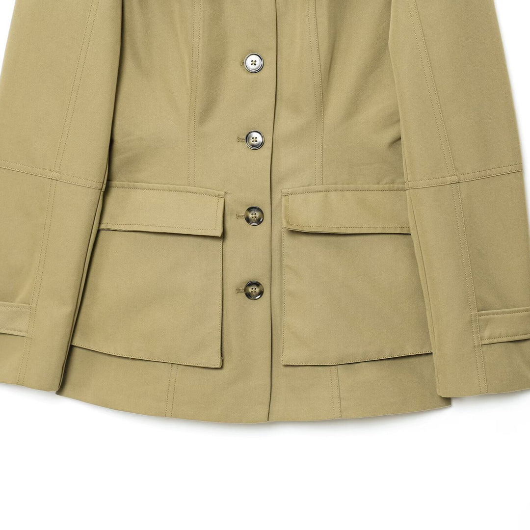 Damen Utility-Jacke mit praktischen Taschen EB